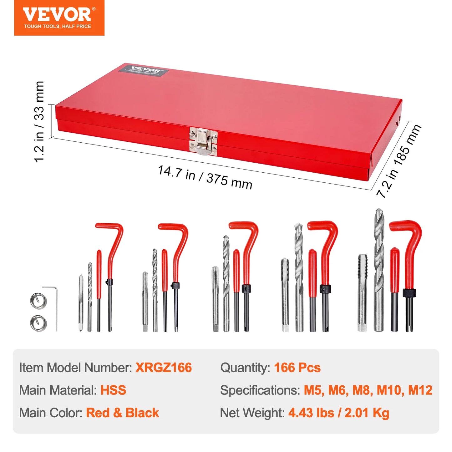 Helicoil Thread Repair Kit SAE Metric