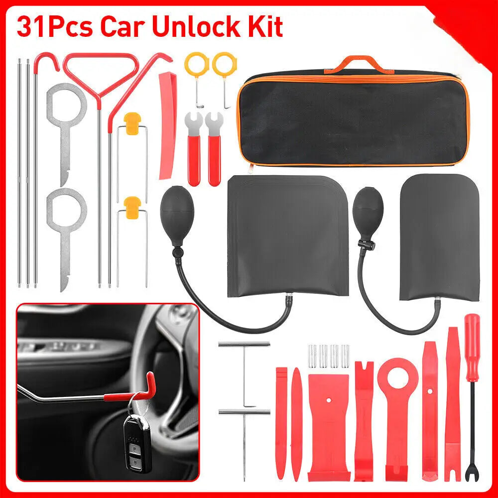 31Pcs Professional Car Lockout Tool Kit