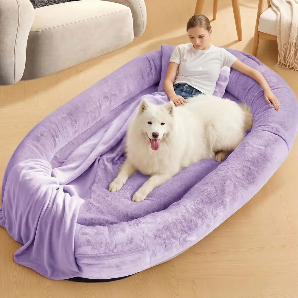 Orthopedic Bed with Storage for Humans and Pets