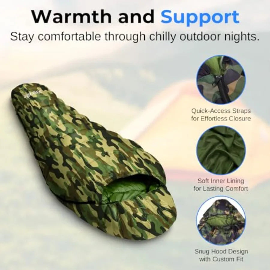 0 Degree Mummy Sleeping Bag