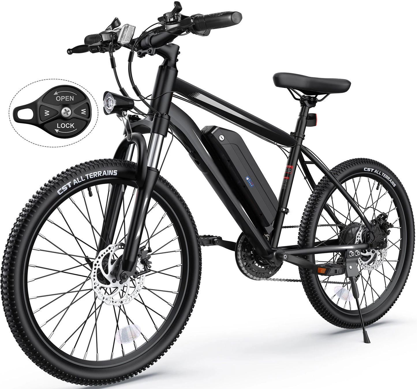 Electric Bike for Adults 26" with Removable Battery