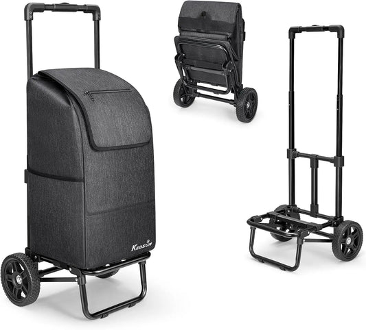 Foldable Shopping Cart with Waterproof Bag