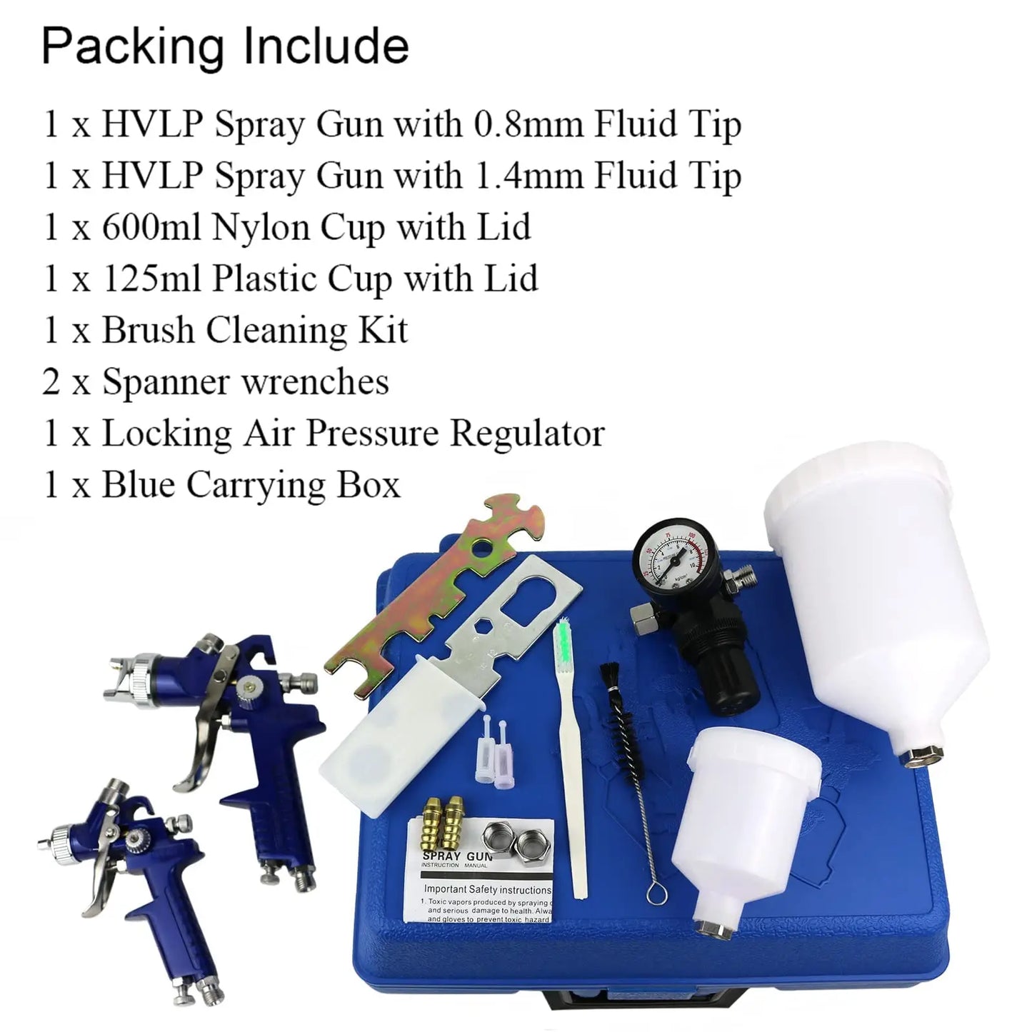 HVLP Paint Sprayer Set