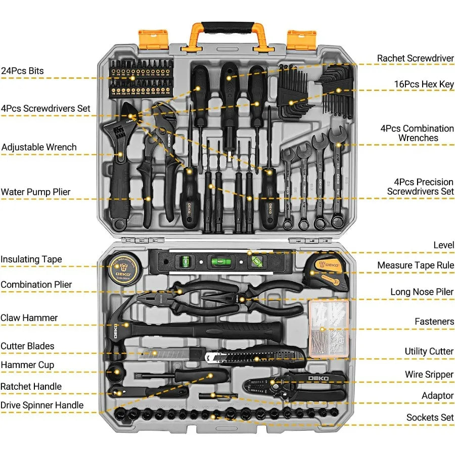 178-Piece Home Tool Kit Set