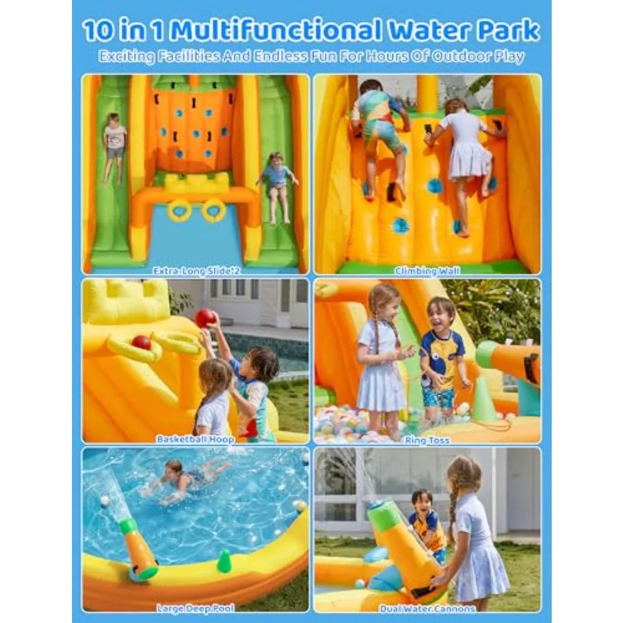 Inflatable Water Slide for Backyard