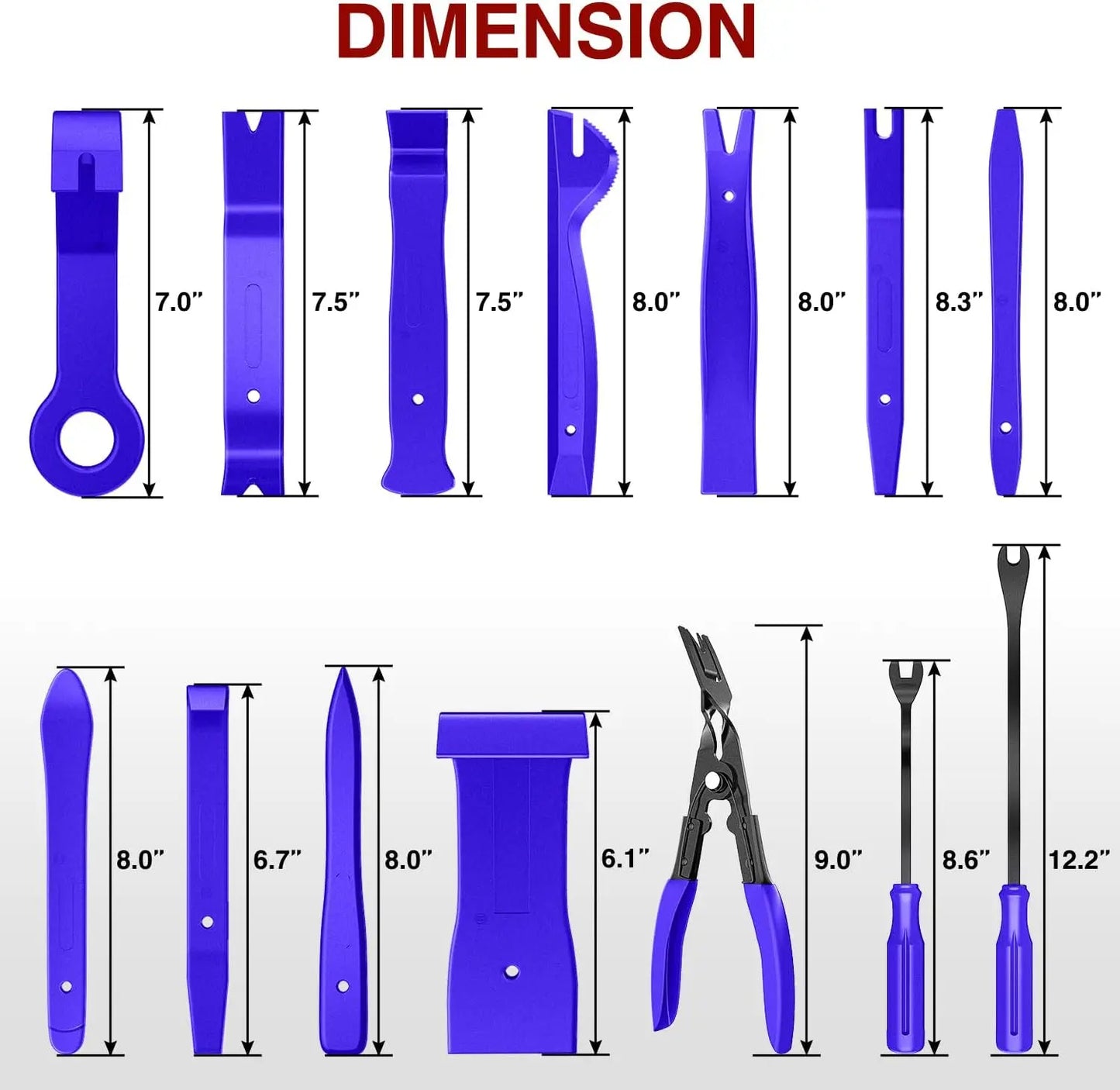 40Pcs Auto Trim Removal Tool Set