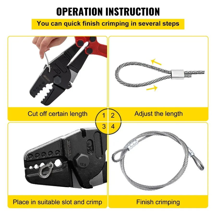 Hand Swager Crimper 24 Inch
