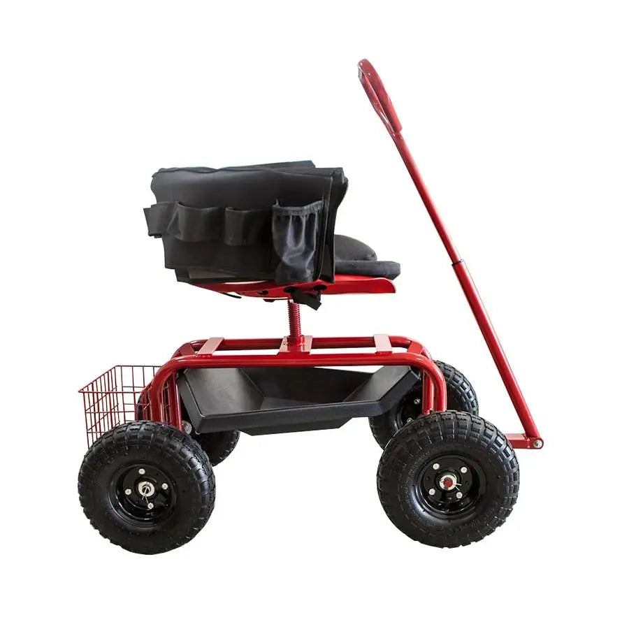 Garden Cart Rolling Workseat