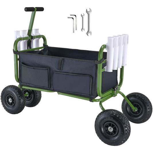 300lbs Beach Fishing Cart Fish / 11" Wheels