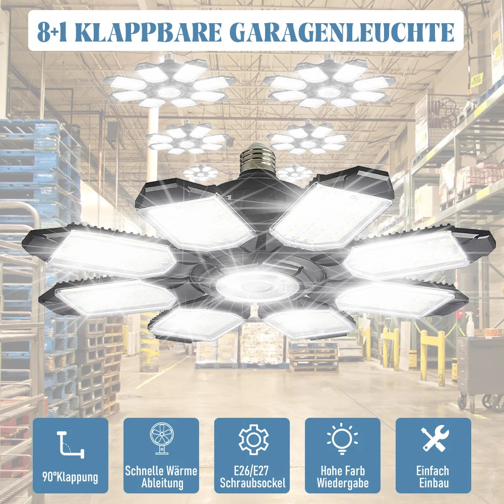 200W Garage Light LED Foldable