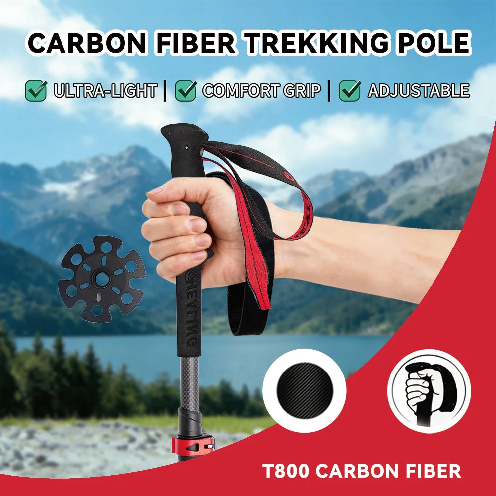 Ultralight Carbon Fiber Trekking Poles