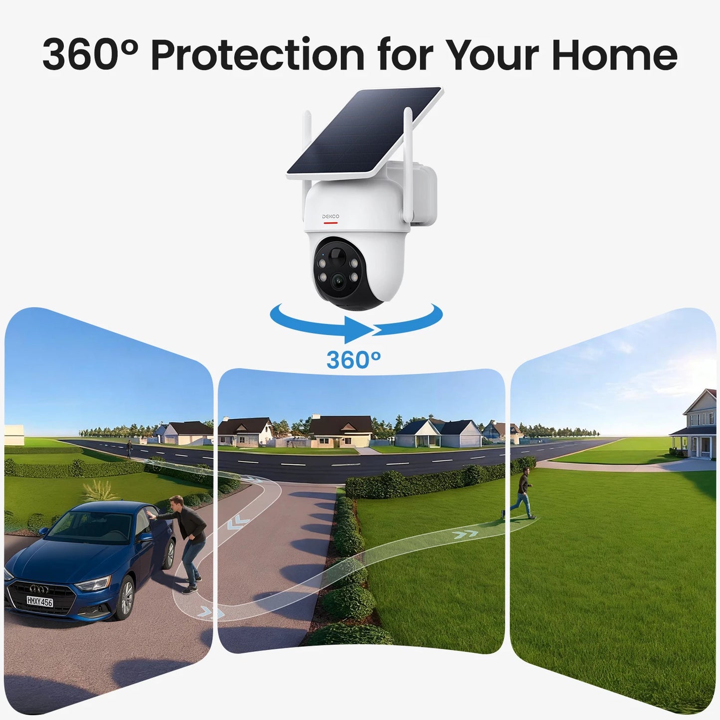 3MP Solar Camera System 2 Cam Kit