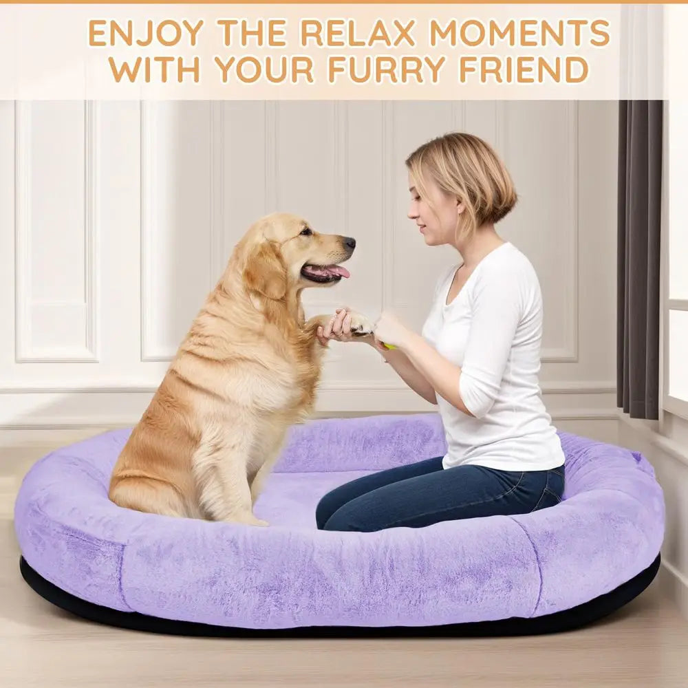 Orthopedic Bed with Storage for Humans and Pets