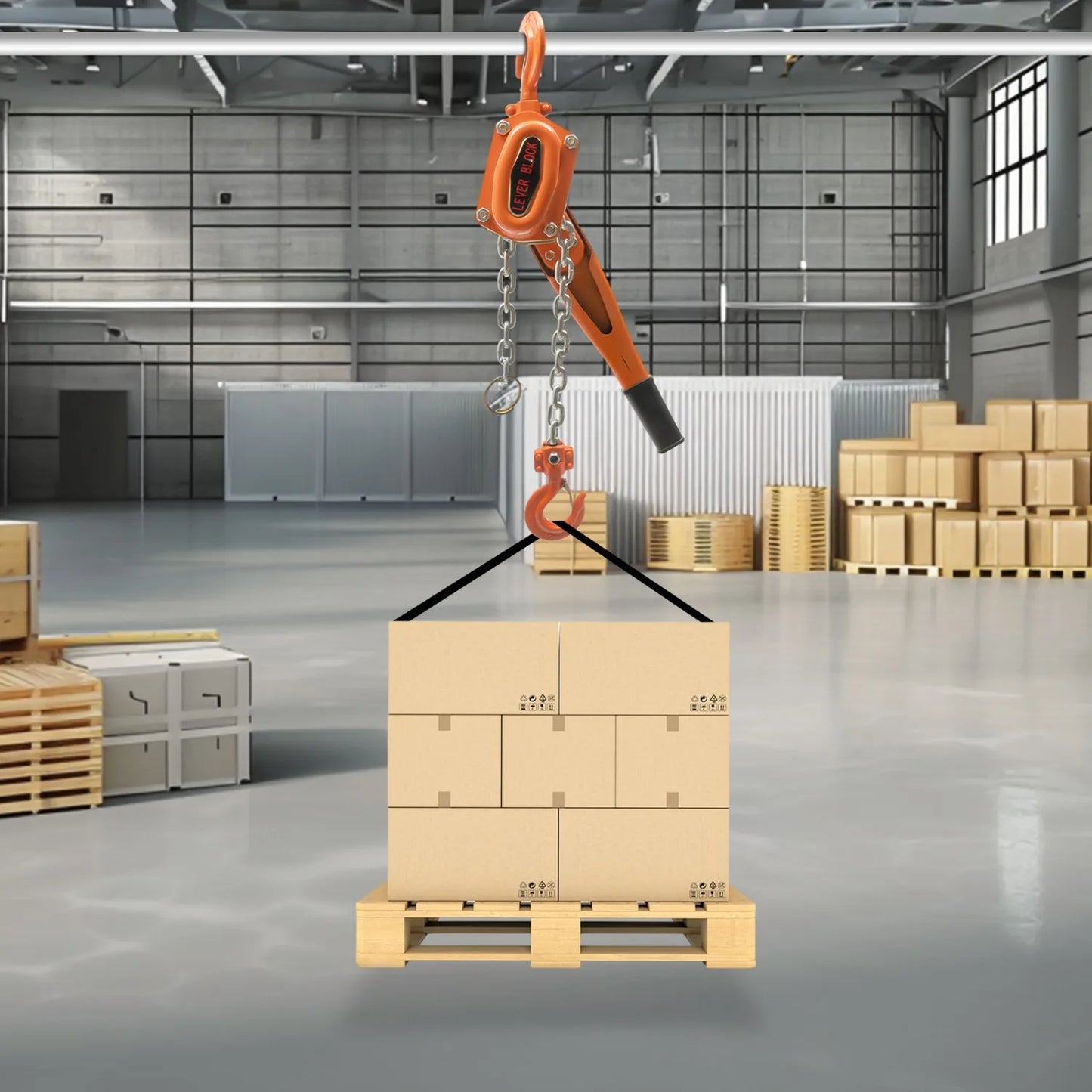 Manual Lever Chain Hoist 3300 lbs