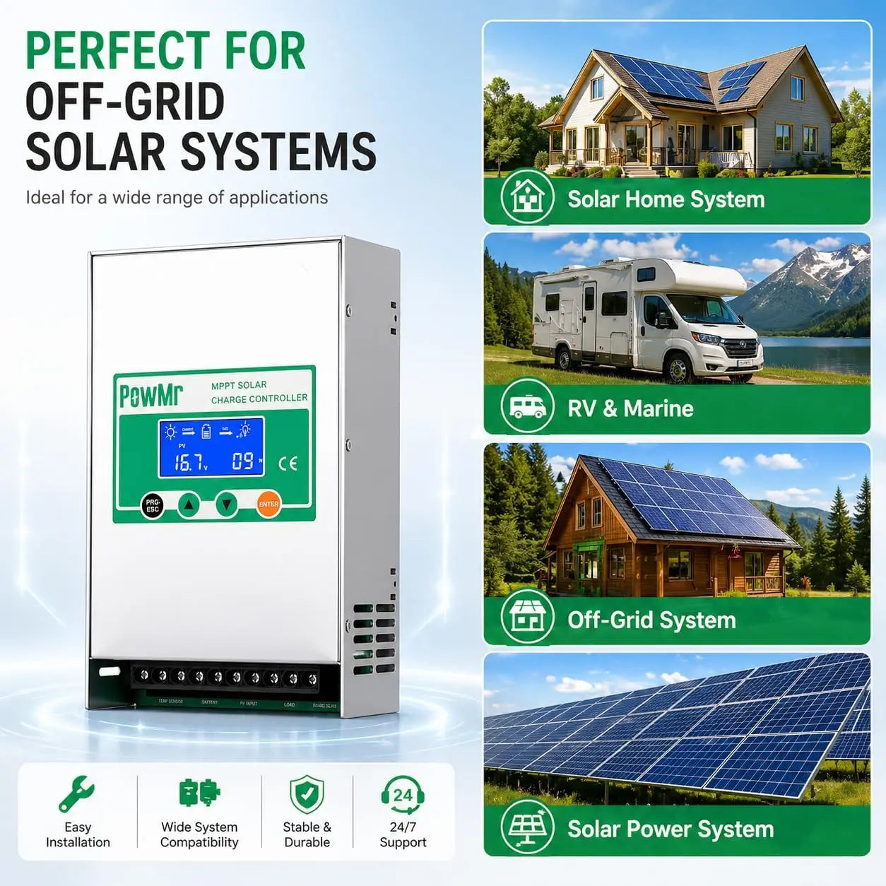 Solar Charge   Battery Charging Controller