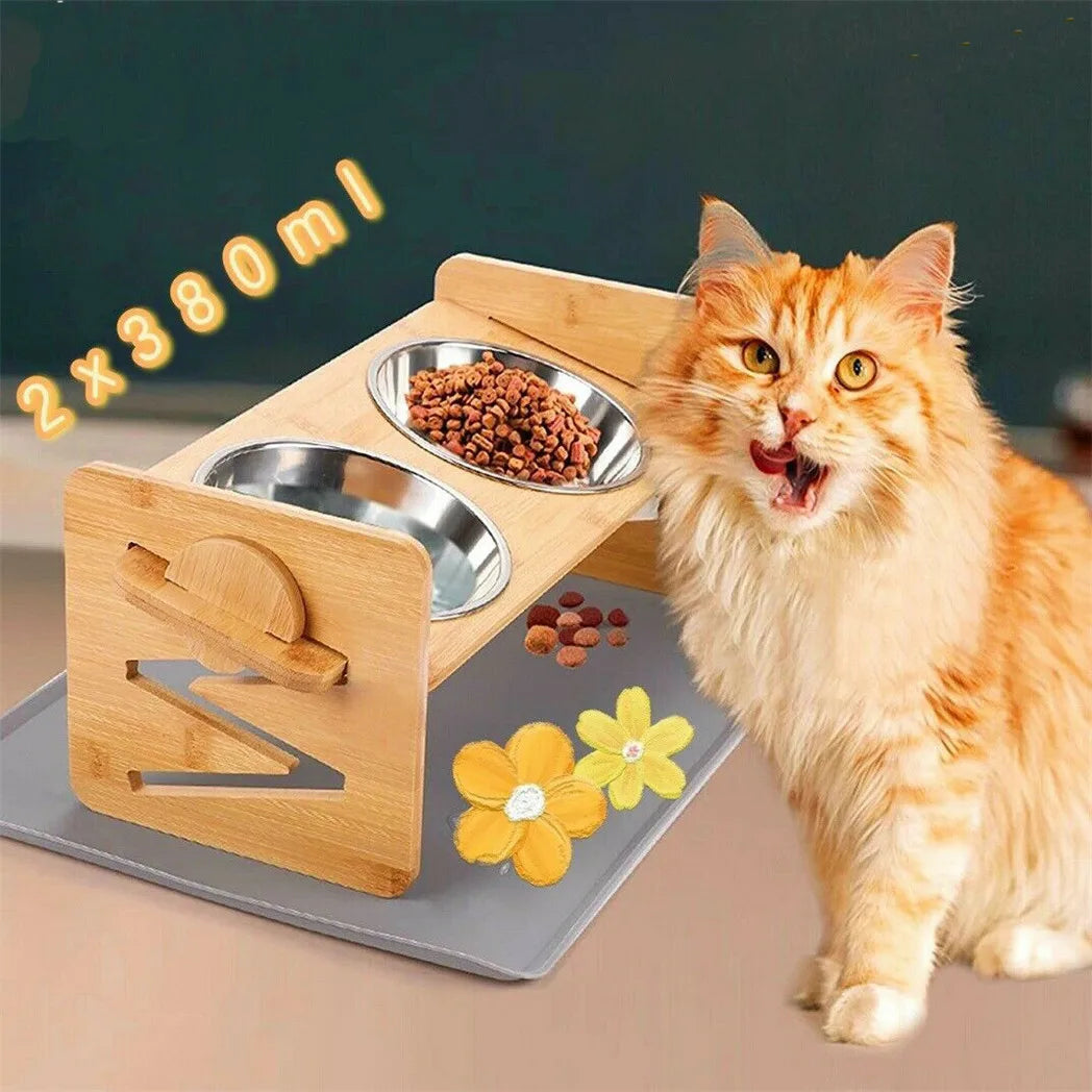 Elevated Pet Bowls with Stand