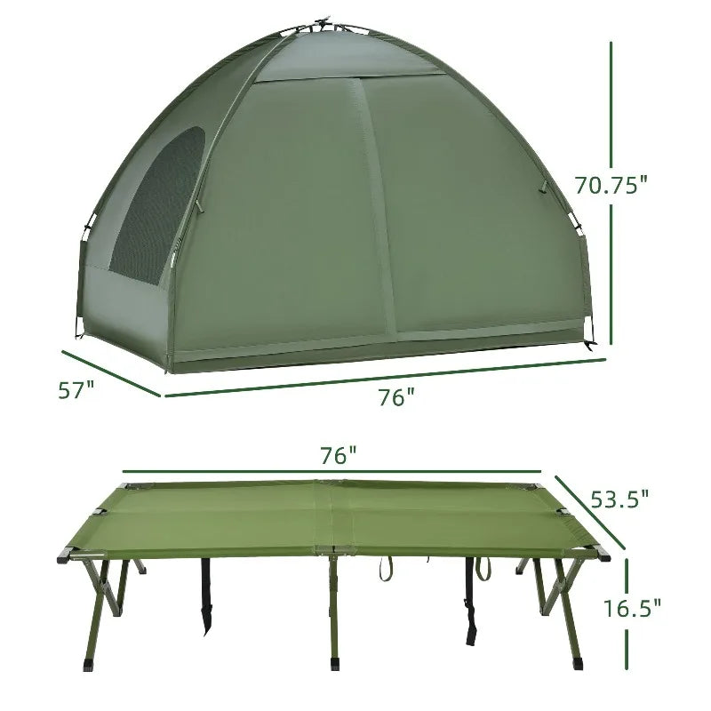 2 Person Camping Tent Cot