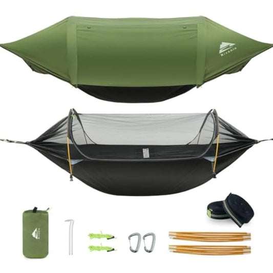 Camping Hammock Tent with Mosquito Net RainFly