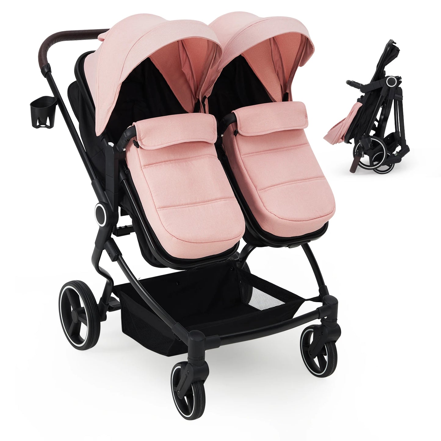 Double Stroller for Newborn and Toddler