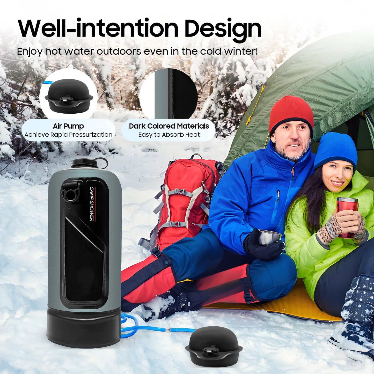 12L Portable Camping Shower