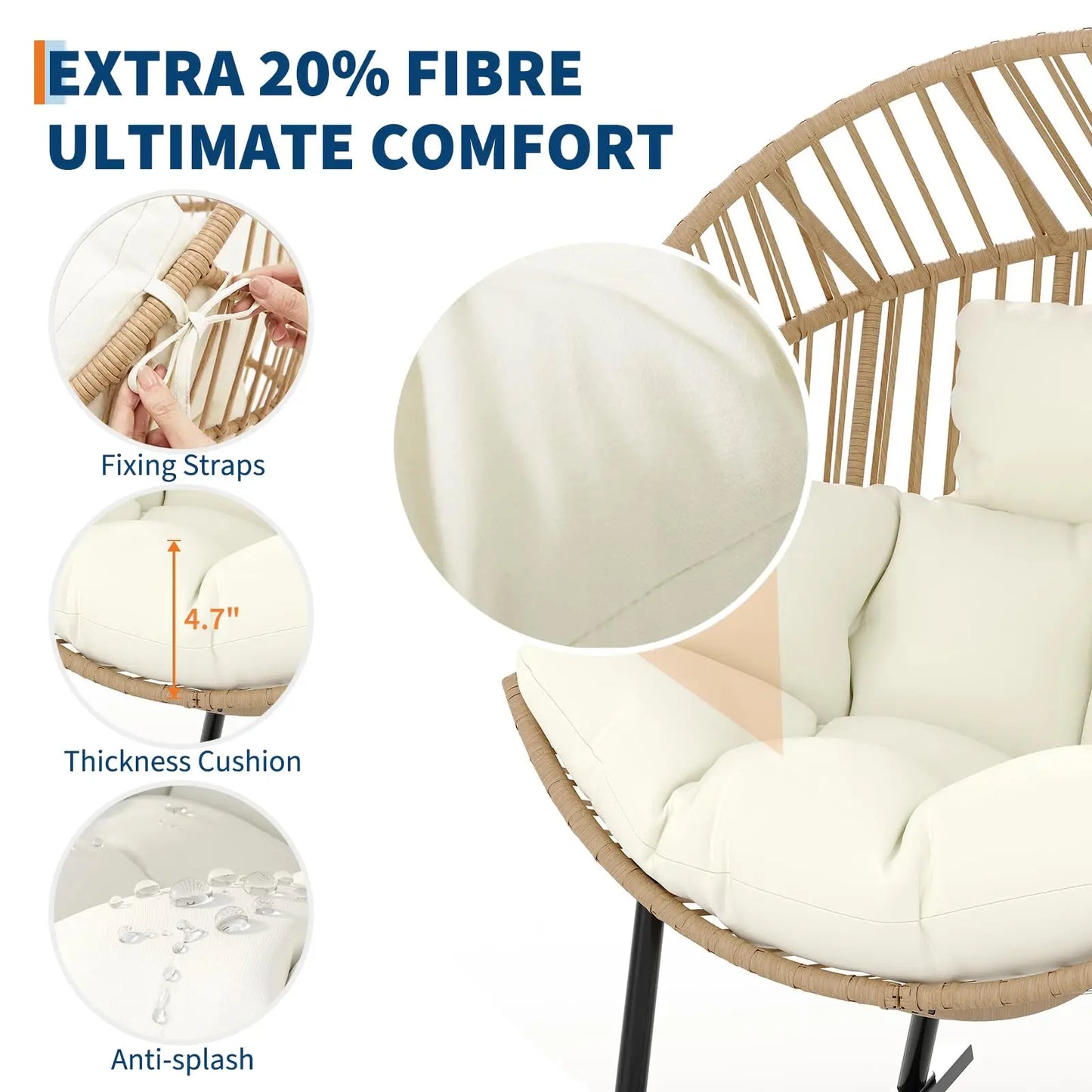 Papasan Rocking Chair