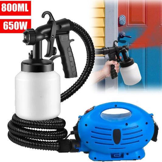 800ML Portable Electric Paint Spray Gun Home Decor