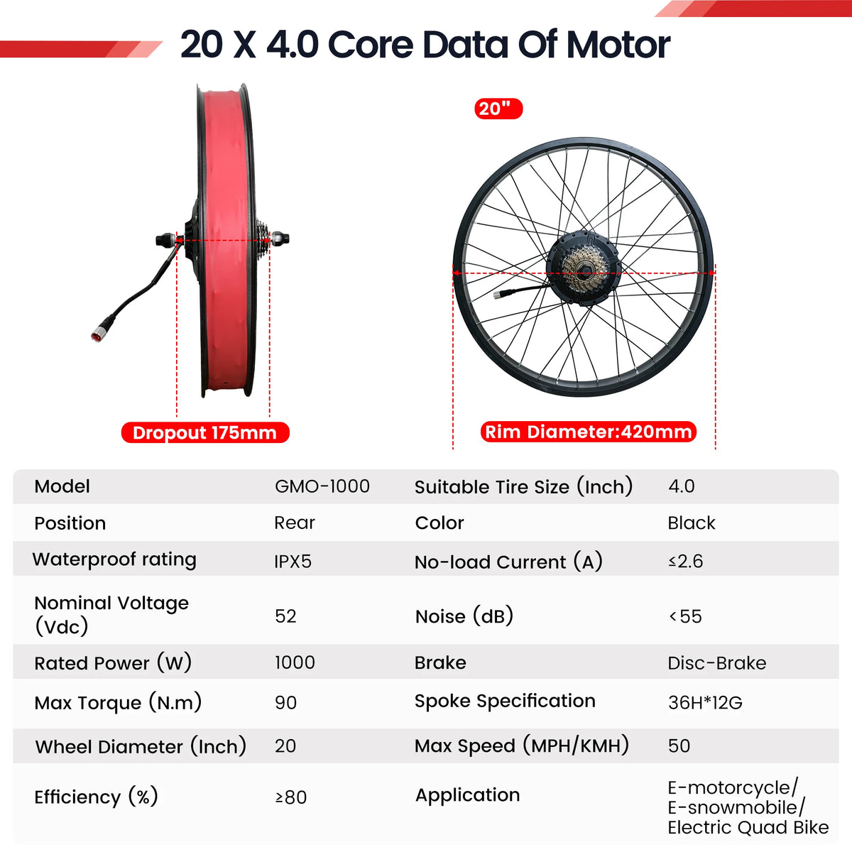 Rear-wheel Hub Motor Kit
