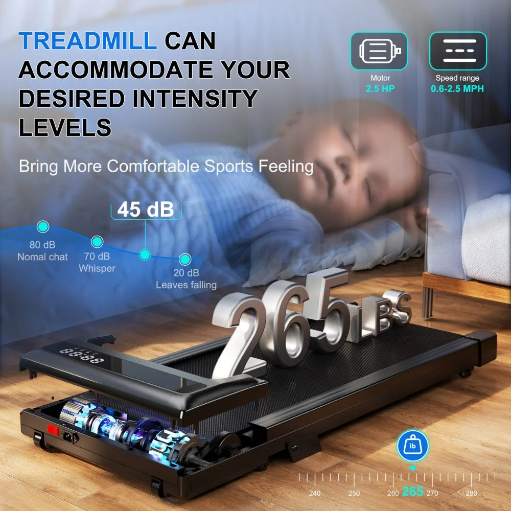 Foldable Treadmill 6% Incline 3.8mph