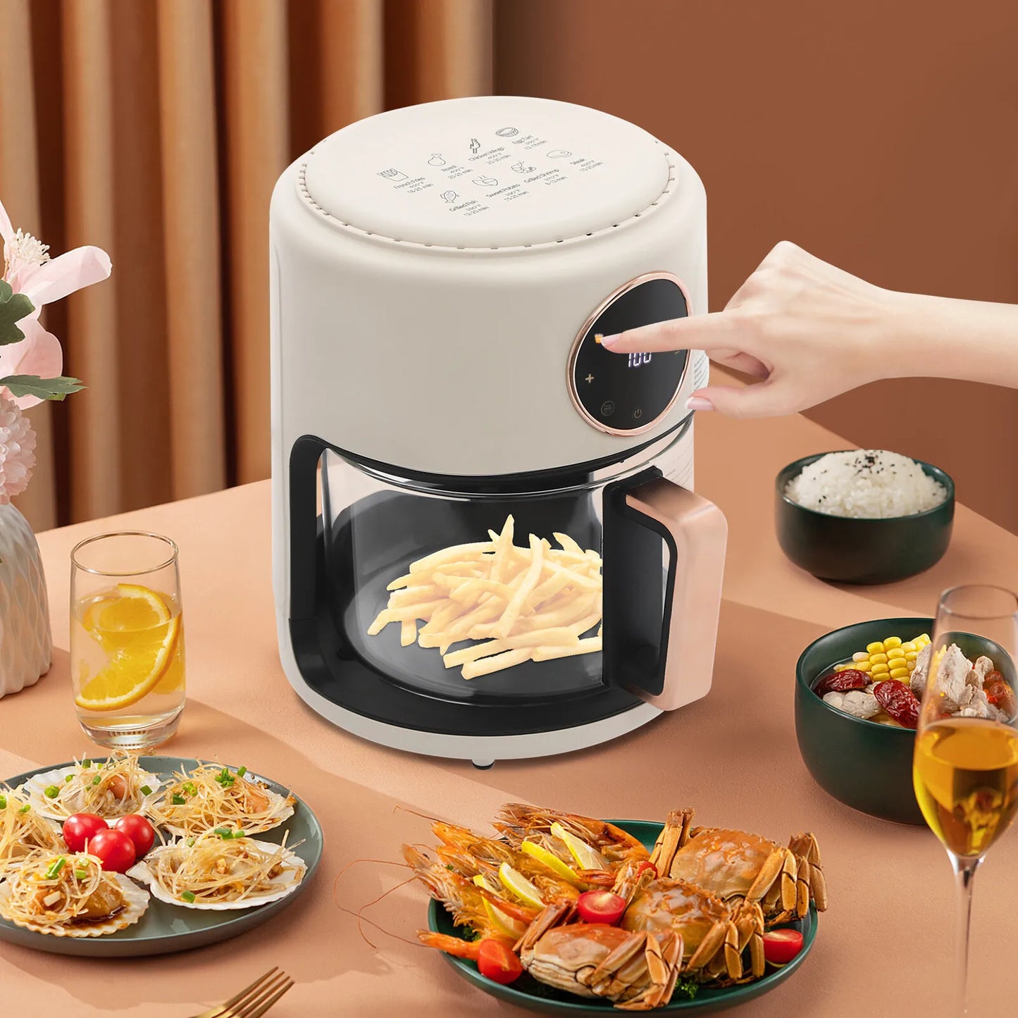 Glass Air Fryer