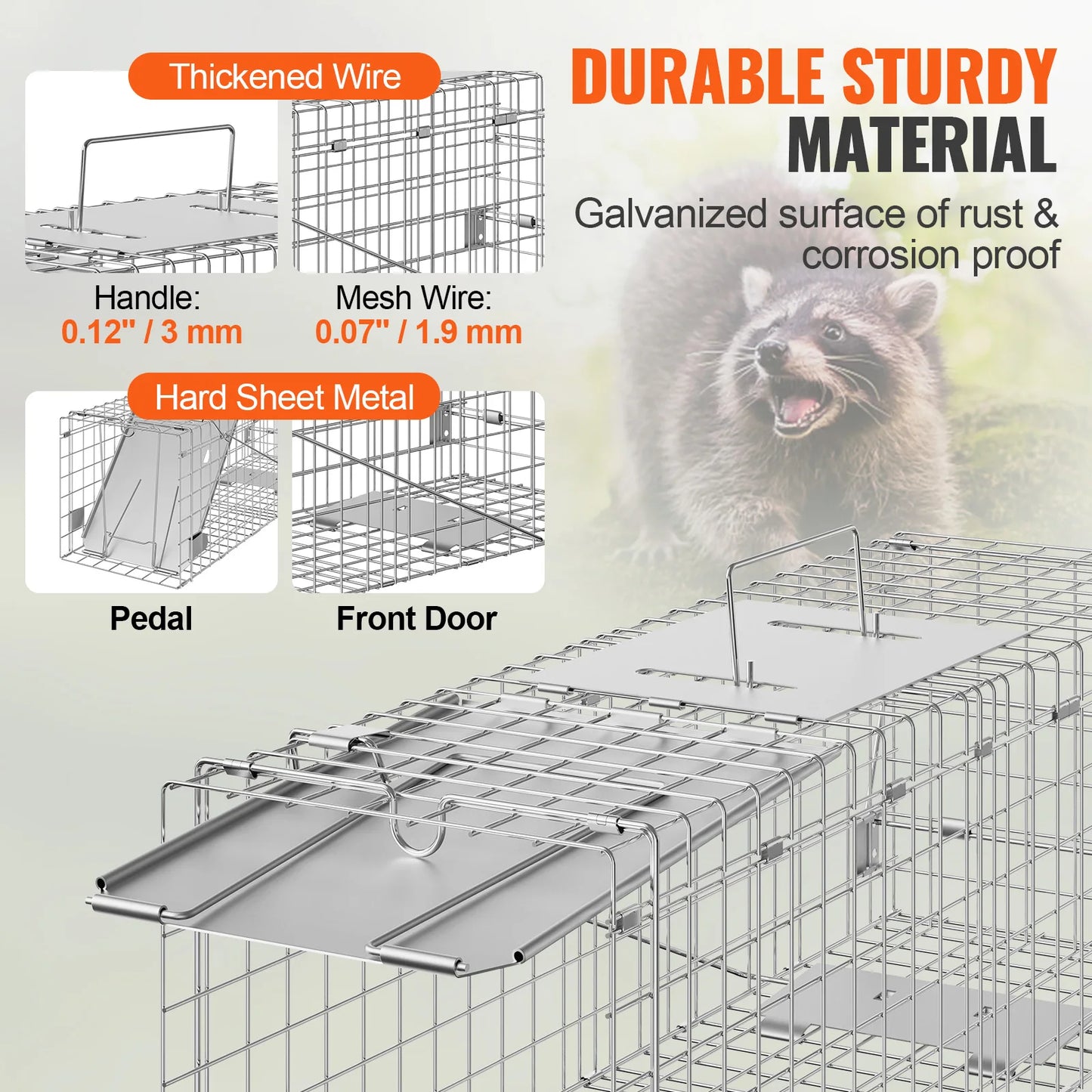 Live Animal Cage Trap