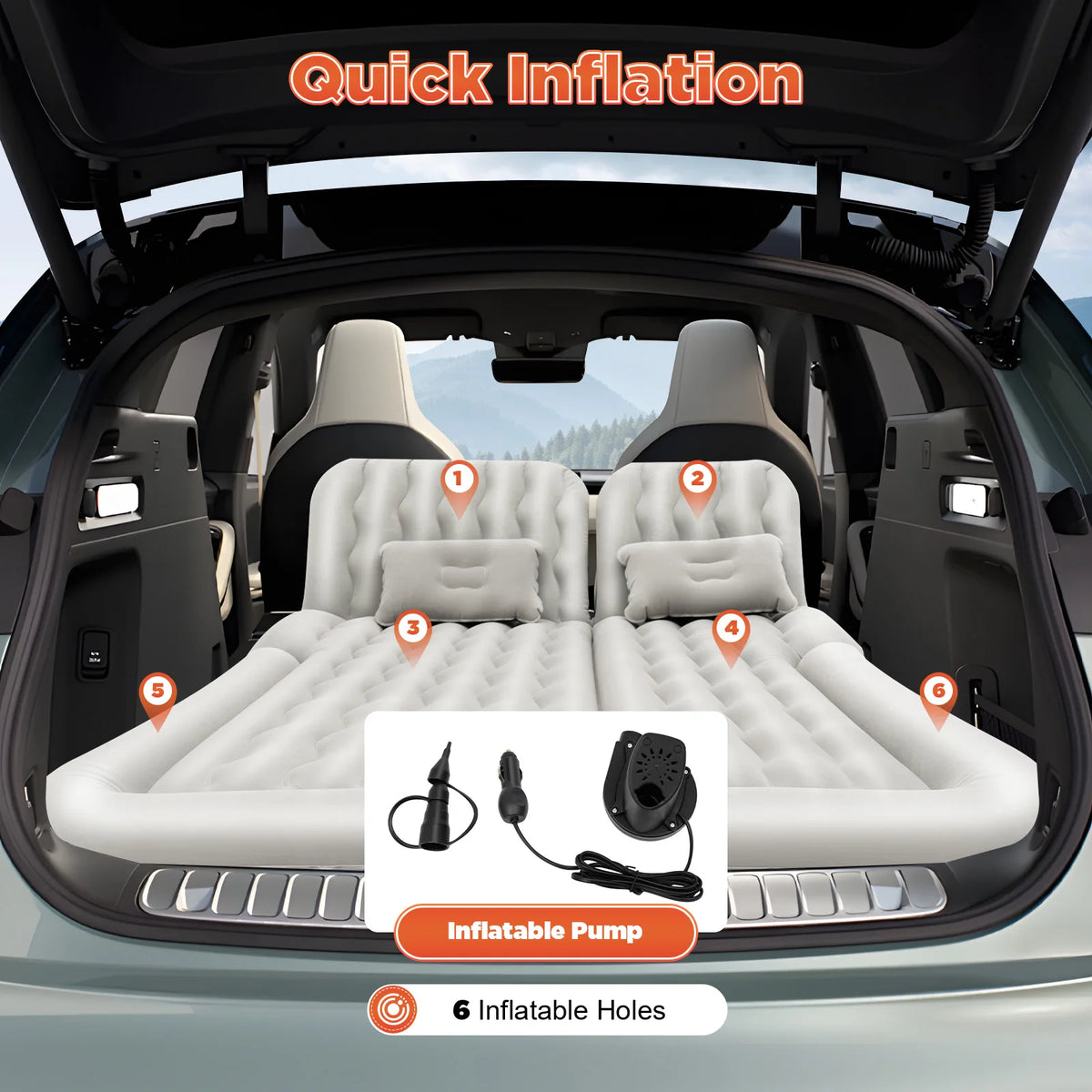 SUV Air Mattress w/ Air Pump