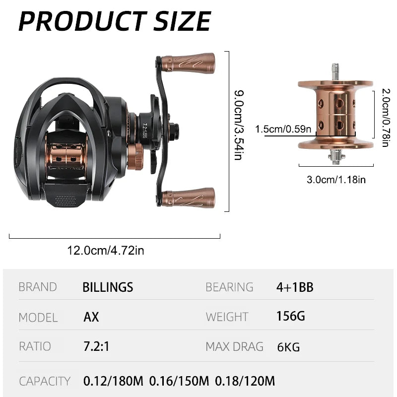 Baitcasting Reel 156G