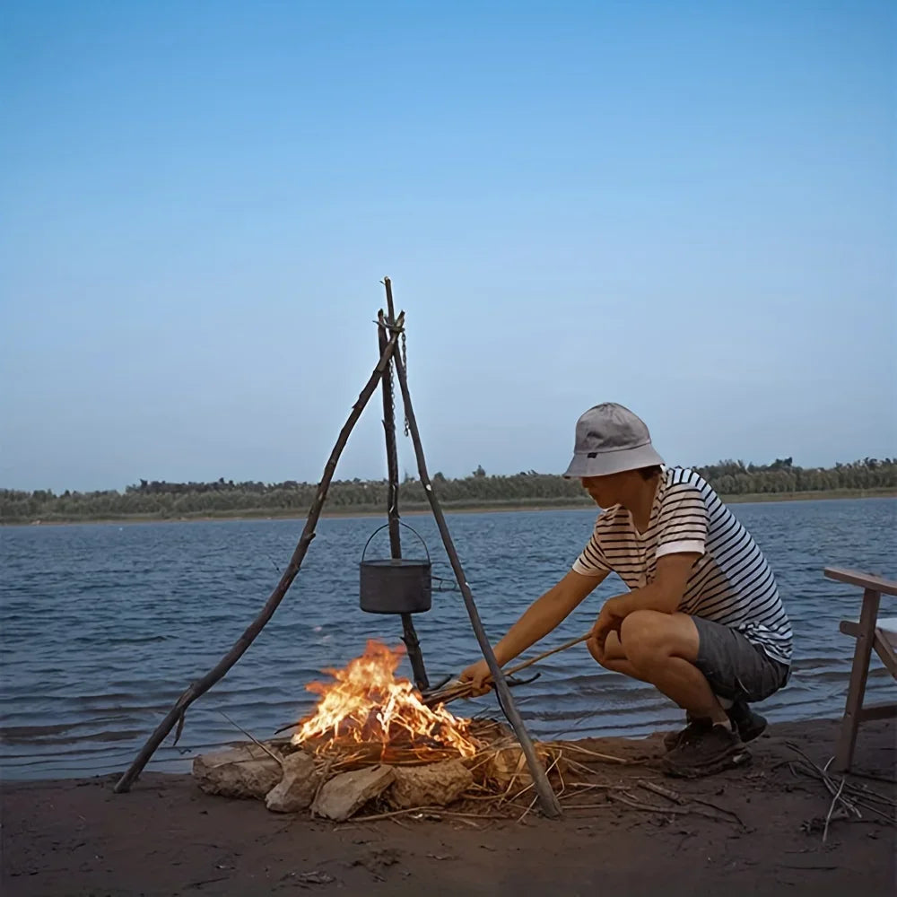 BBQ Tripod  Stainless Steel Camping