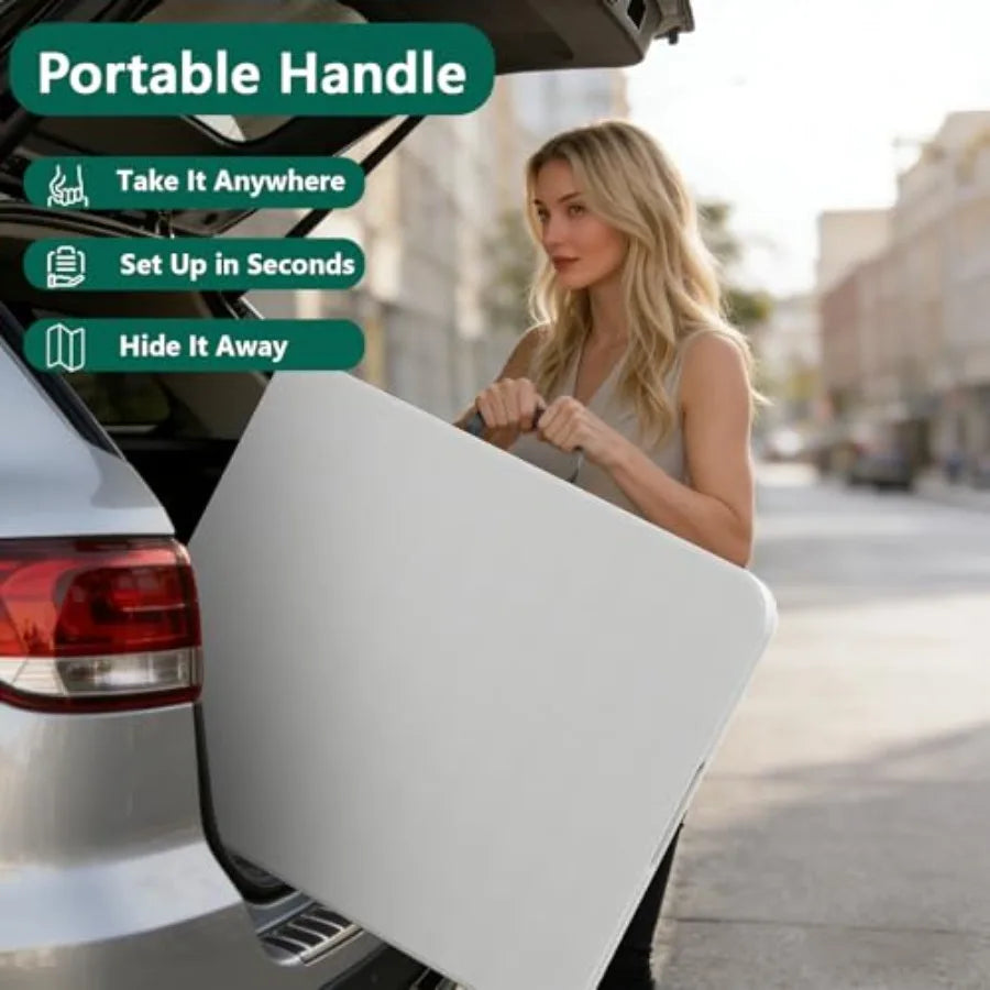 2 Pack Folding Table 6ft