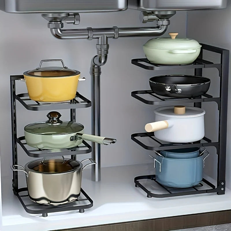Pot and Pan Organzier for Kitchen