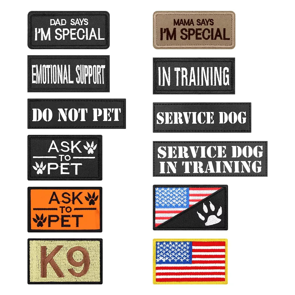 Patch Bundle For Dog Vest