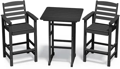 Adirondack Chairs and Bar Table Set
