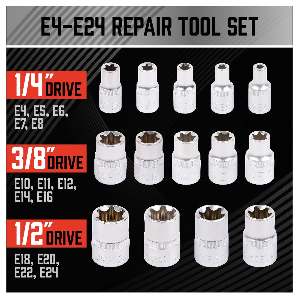 E-TORX Socket Set External