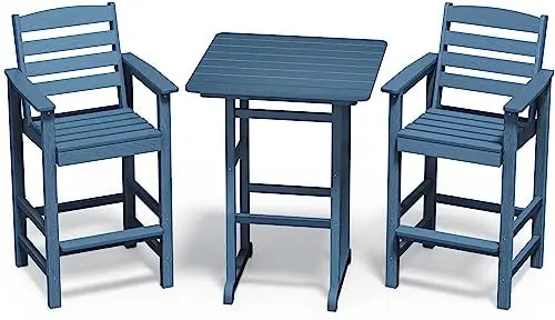 Adirondack Chairs and Bar Table Set