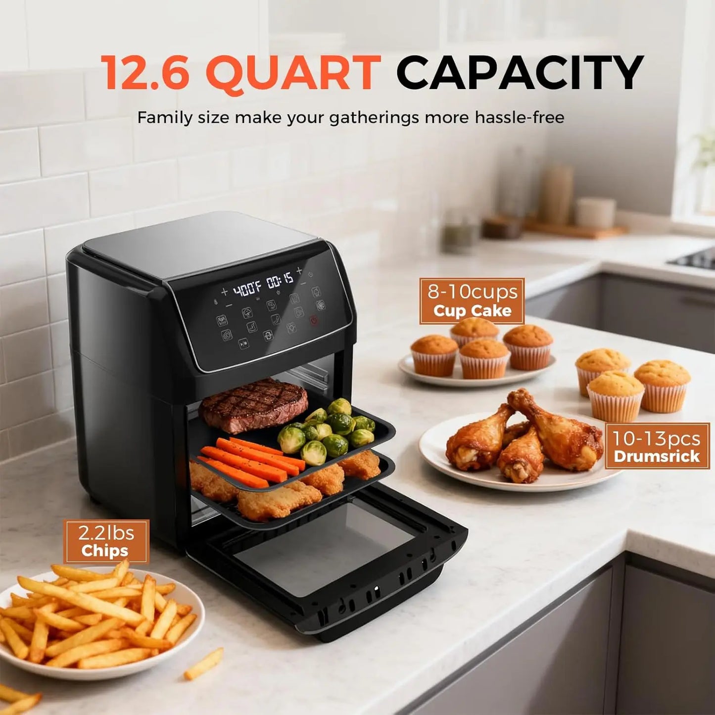 12.6Qt Air Fryer Convection Oven