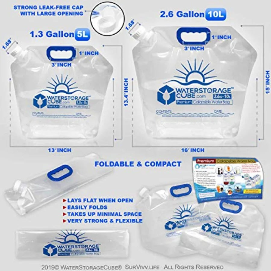 Collapsible Water Container Bag