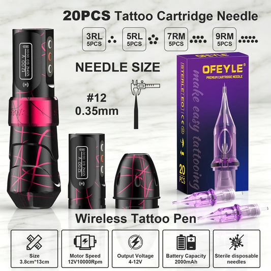 Wireless Rotary Tattoo Pen Kit