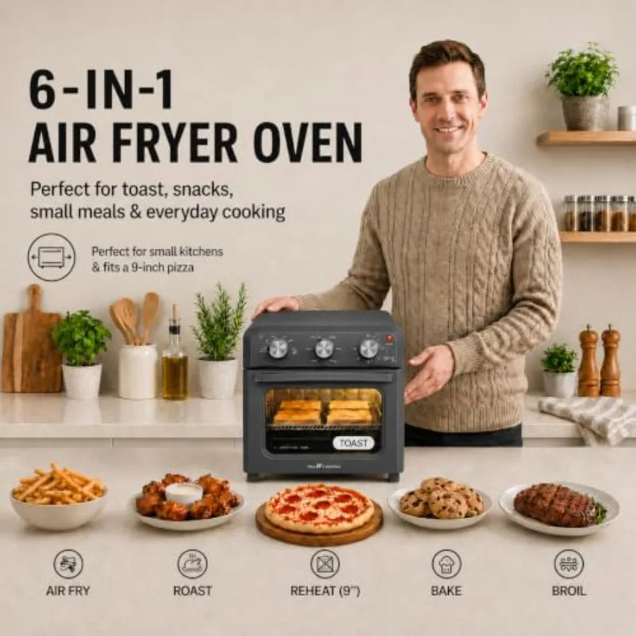 Retro Air Fryer Toaster Oven