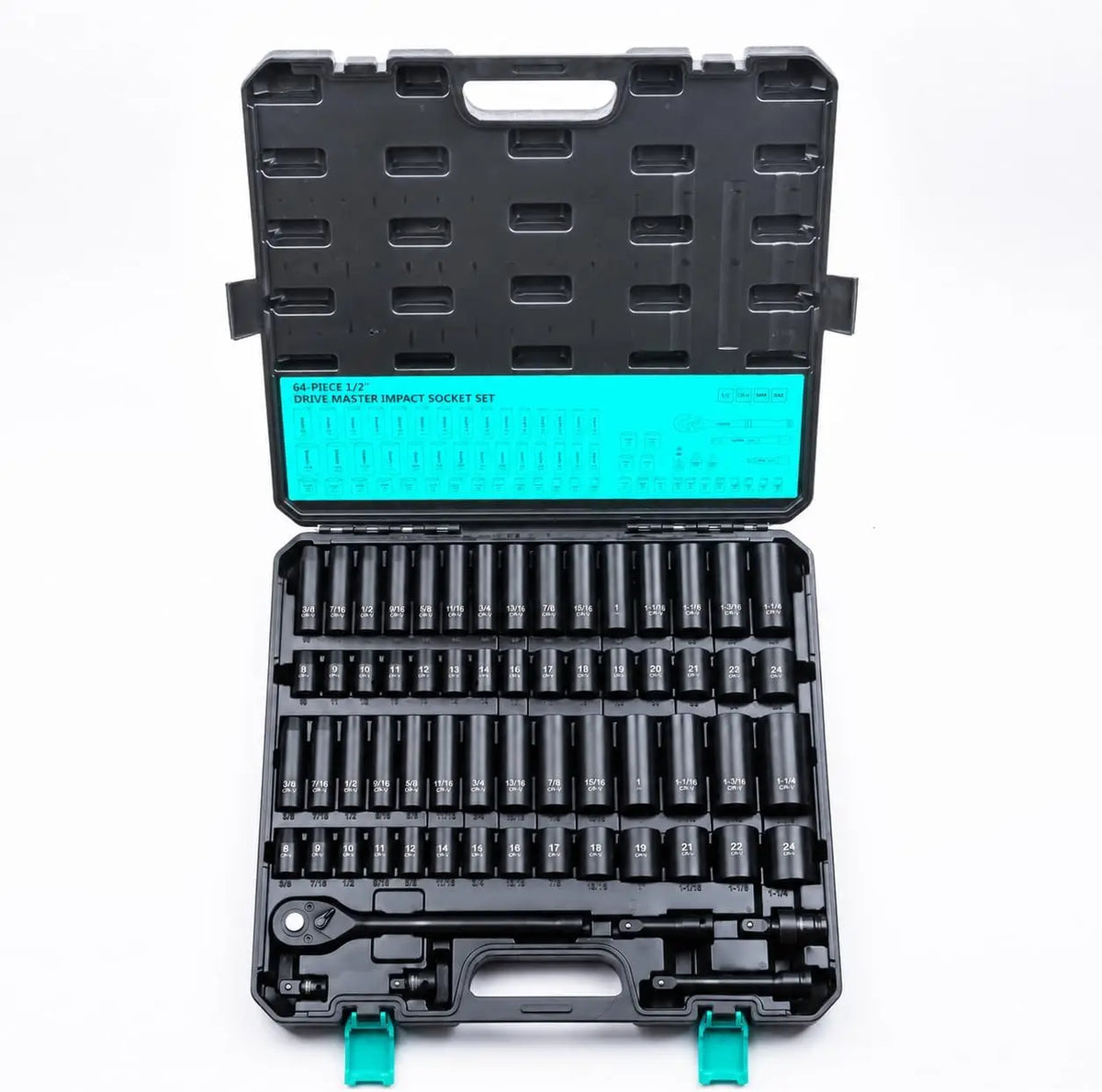 1/2" Drive Impact Socket Set