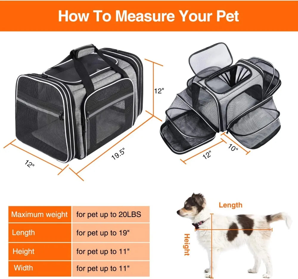 TSA Approved Soft Sided Pet Carrier