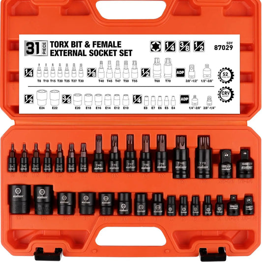 31Pcs Torx Bit Socket Set