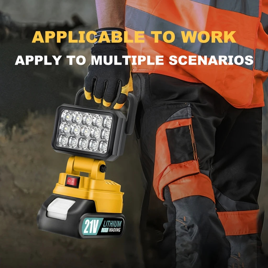 LED Work Light Compatible with Makita Battery