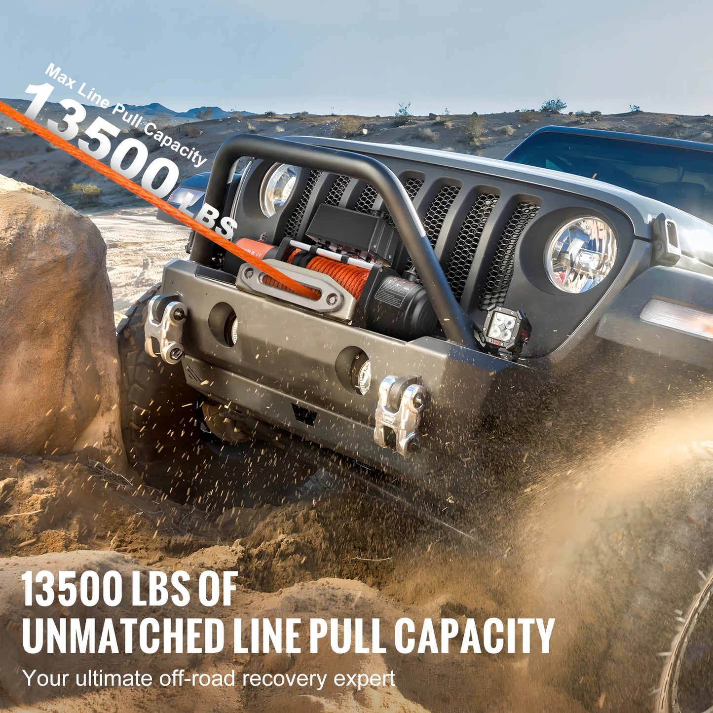 13500lbs Electric  Truck Winch
