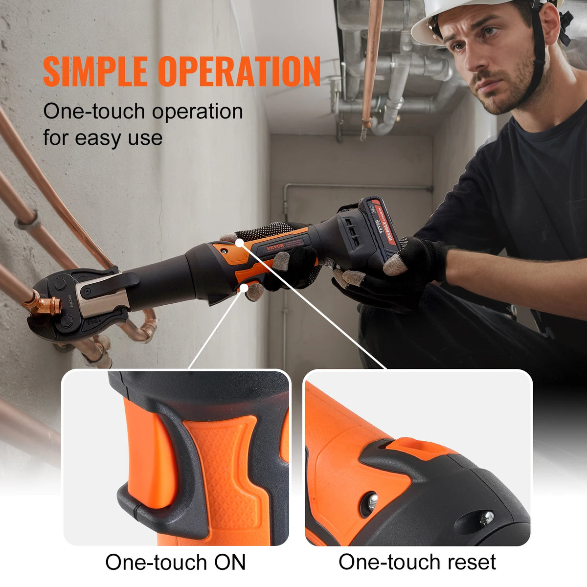 18V Electric Pipe Crimping Tool