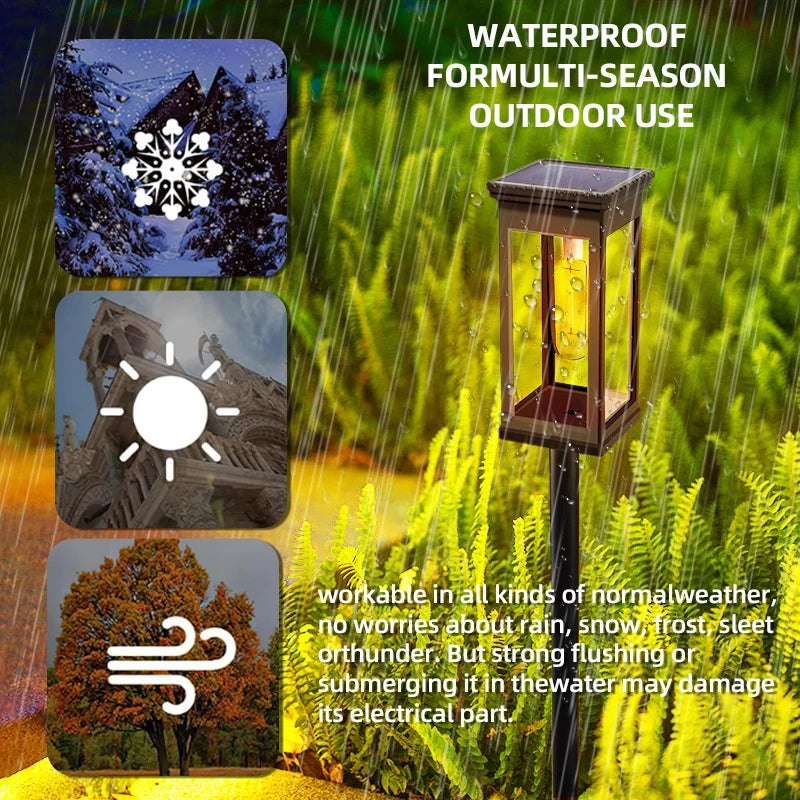 4/6 PCS Solar Pathway Light